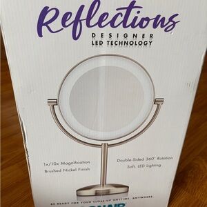 Reflections LED Vanity Mirror - Brushed Nickel